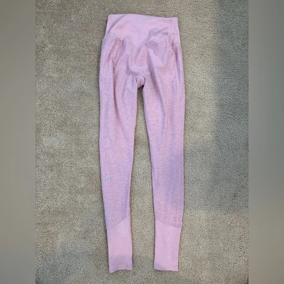 Alosoft Heather Pink Size Small Leggings - Picture 2 of 6